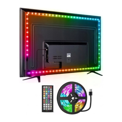 Taśma LED USB 5050 TV RGB...