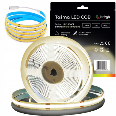 Taśma LED COB 24V 10M rolka...
