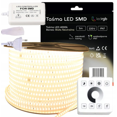 ZESTAW Taśma LED SMD 230V...