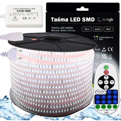 ZESTAW Taśma LED SMD 230V...