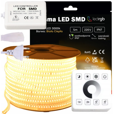 ZESTAW Taśma LED SMD 230V...