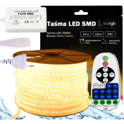 ZESTAW Taśma LED SMD 230V...