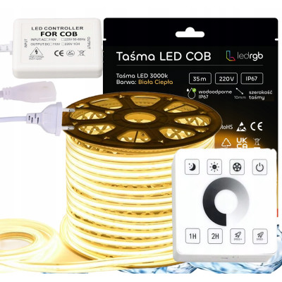 ZESTAW Taśma LED COB 230V...