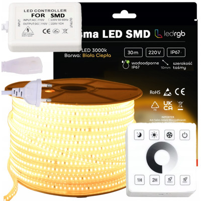 ZESTAW Taśma LED SMD 230V...