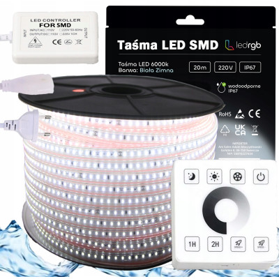 ZESTAW Taśma LED SMD 230V...