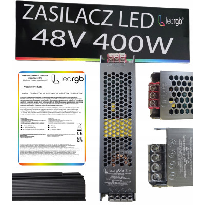 Zasilacz montażowy 48V 8.3A...